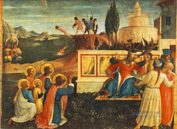 聖コスマスと聖ダミアンはルネッサンスのフラ・アンジェリコを非難する Oil Paintings